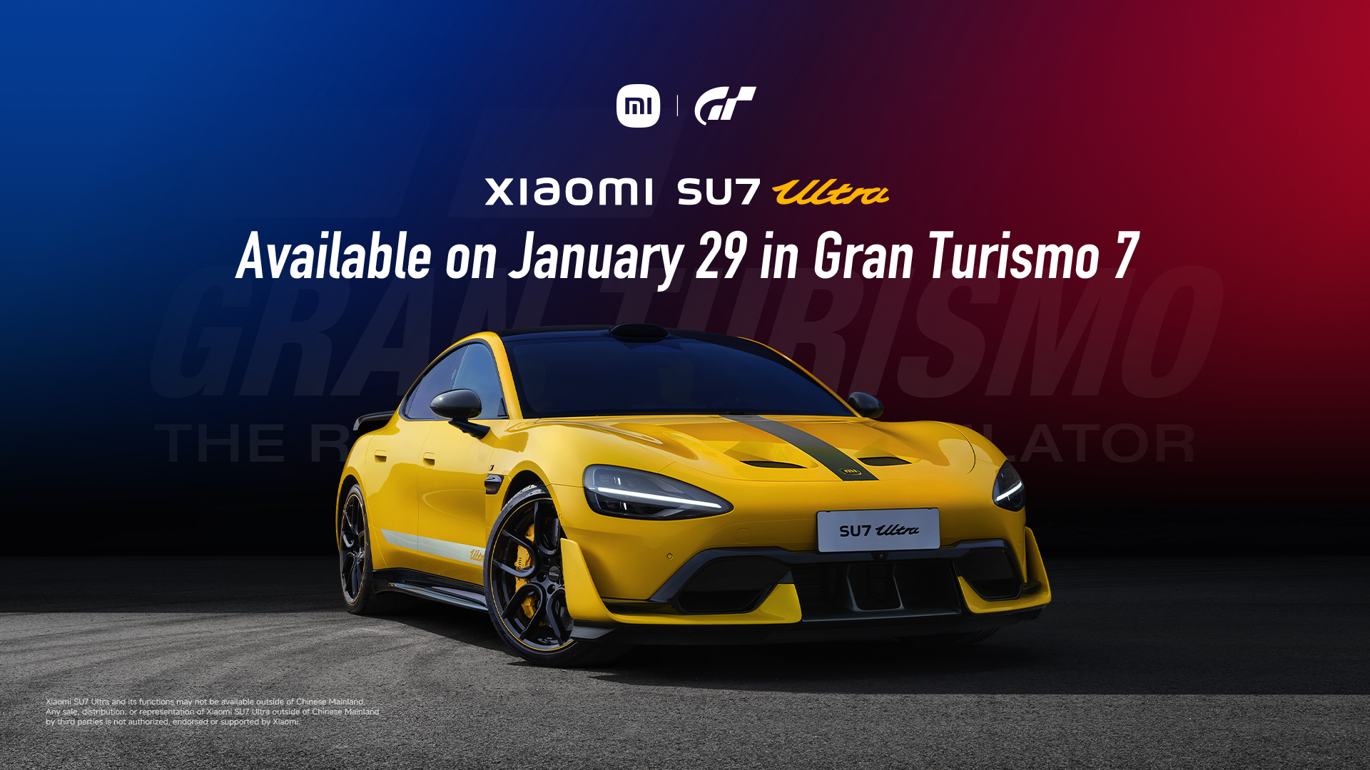 Del mundo real al virtual: Xiaomi SU7 Ultra llega a Gran Turismo 7